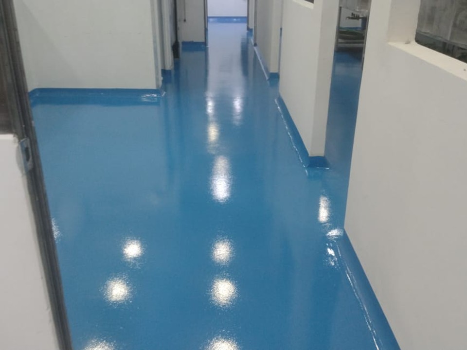 Pisos Industriales en resina Epoxica